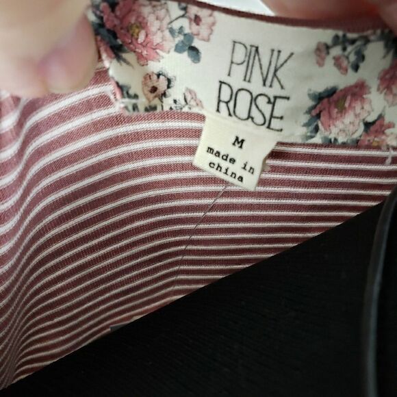 Pink  Rose Soft, Stripe Top - Picture 3 of 10